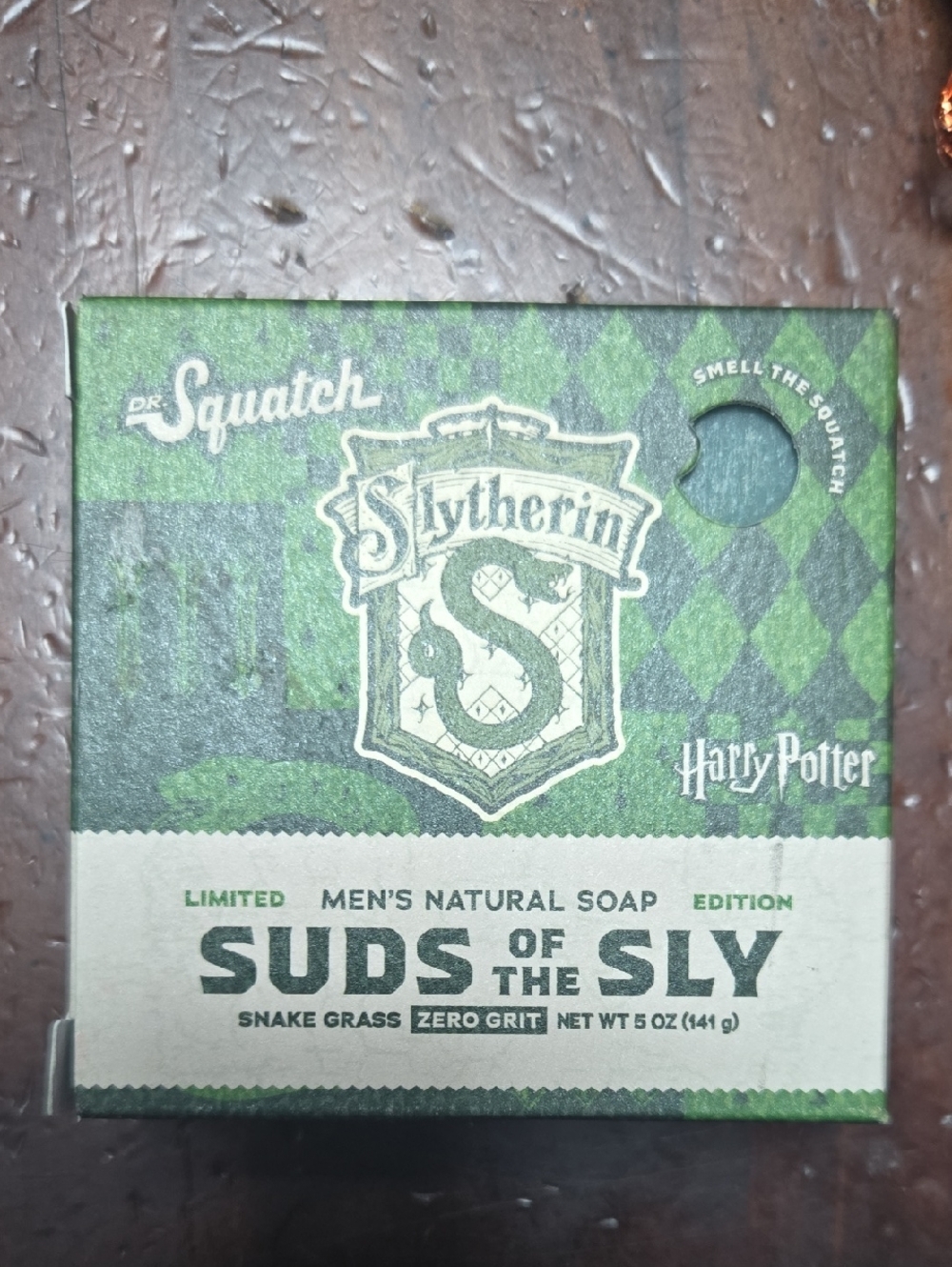 Dr. Squatch Suds of the Sly Harry Potter limited edition men's natural soap bar